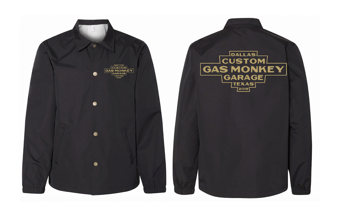 gas monkey garage zip up hoodie