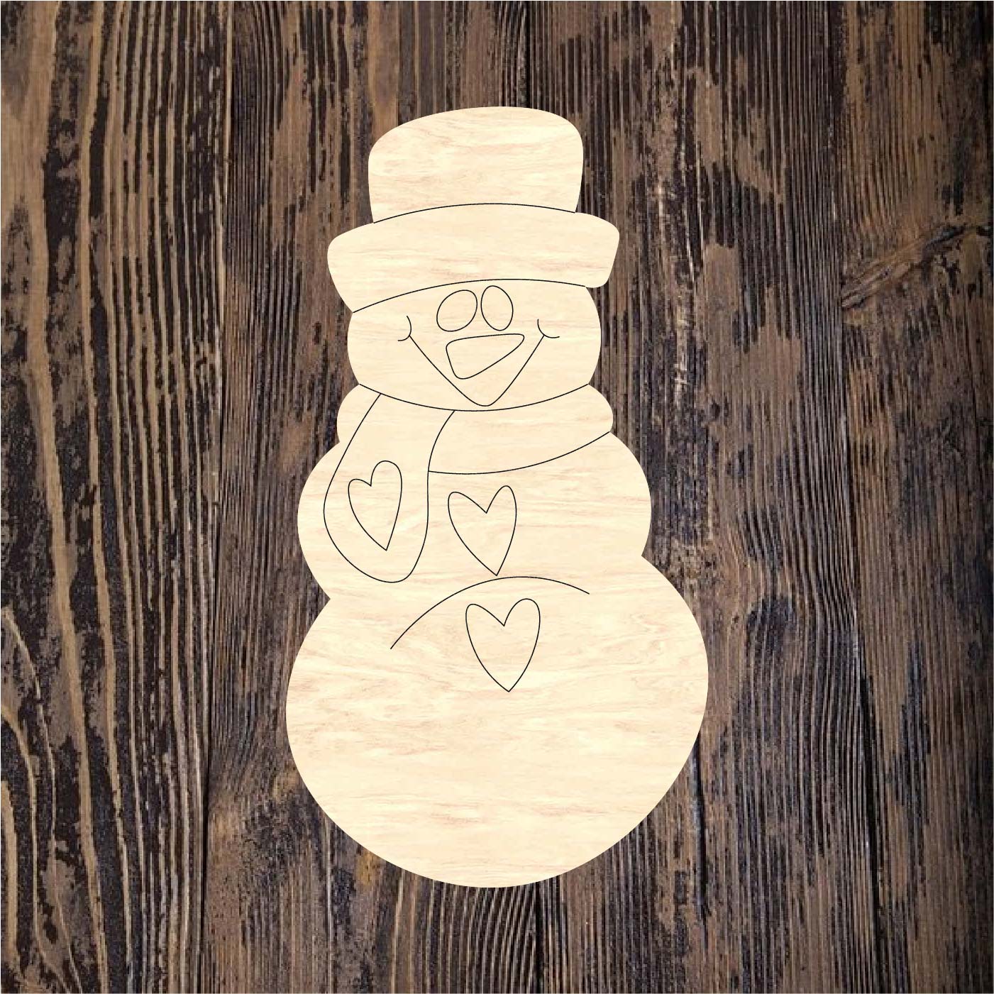 DOD Valentine Snowman – Home Creations Milling & Signage