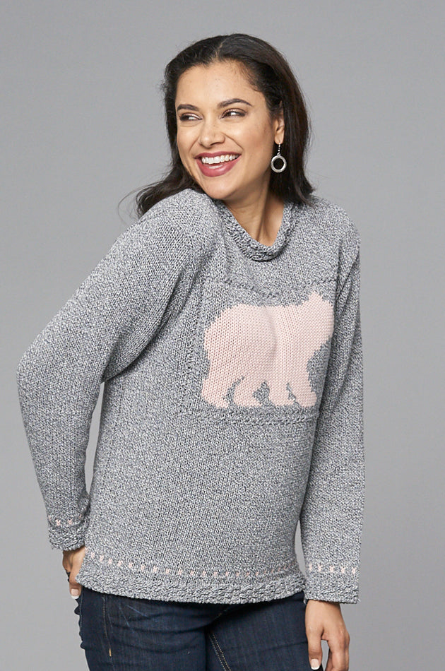 Canadiana Women's Shawl Collar Sweater 