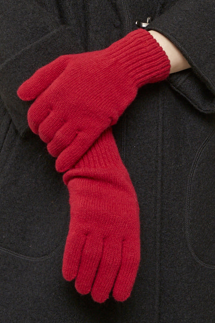 Fingerless Glove - Unisex O/S / Red Flame