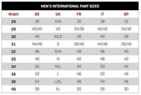 puma shirt size chart