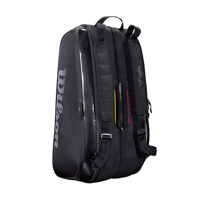 wilson super tour pro staff tennis backpack black