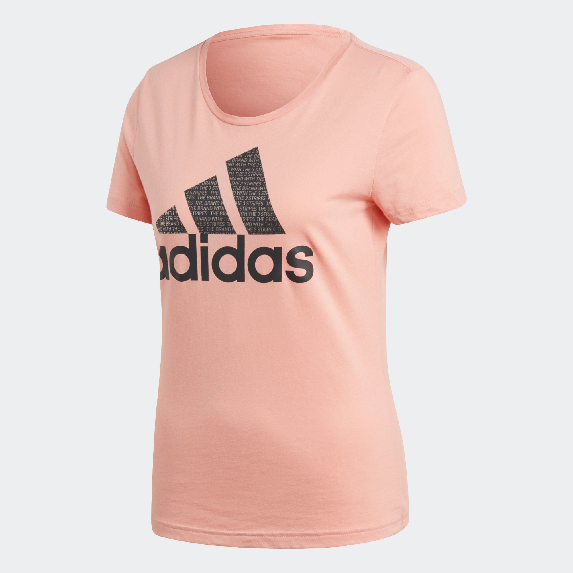 adidas pink t shirt women's