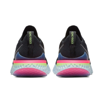 nike epic react flyknit 2 black womens