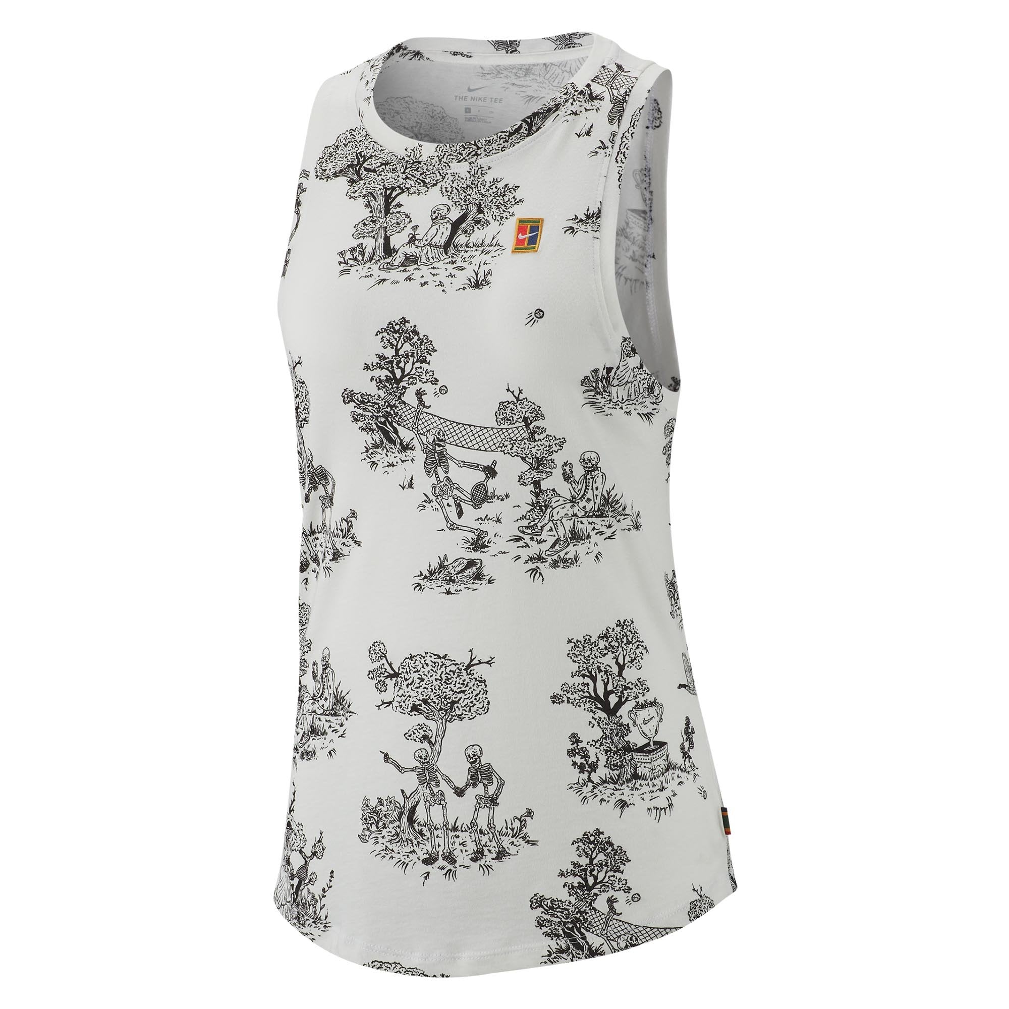 nike floral tank top