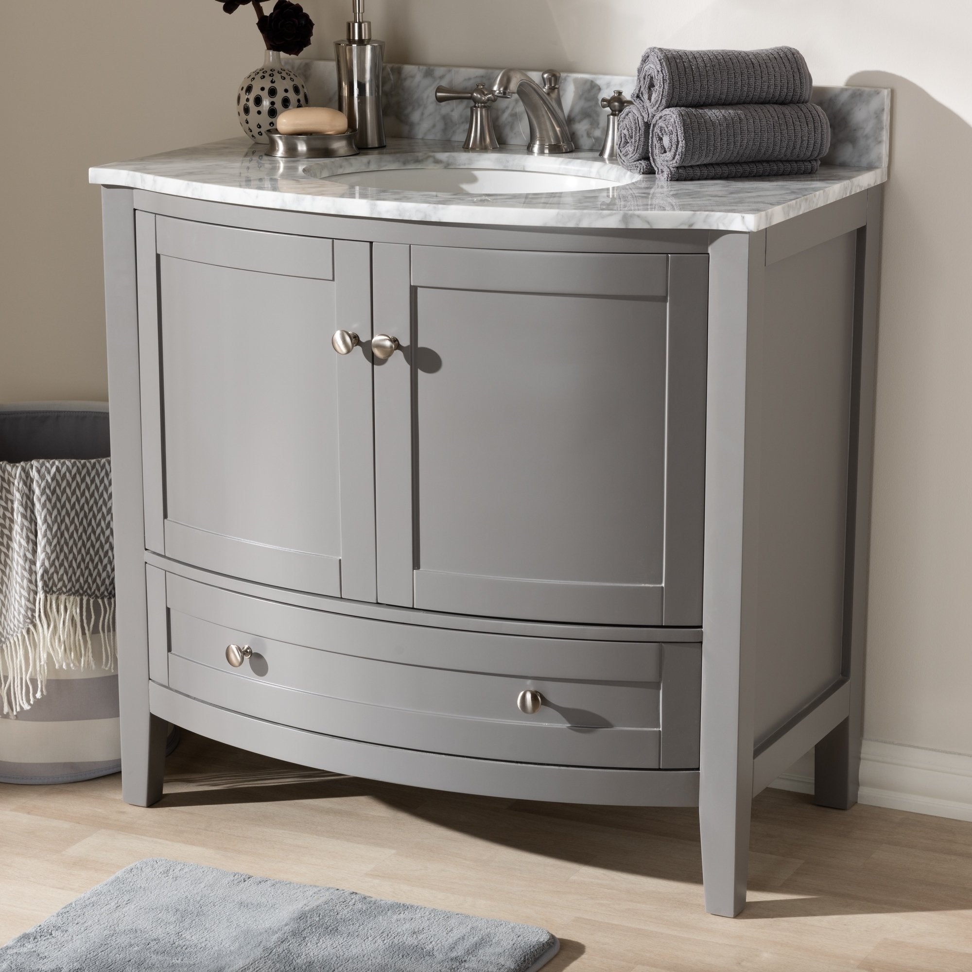 Nicole 36 Inch Single Sink Bathroom Vanity Roomsanddecor Com