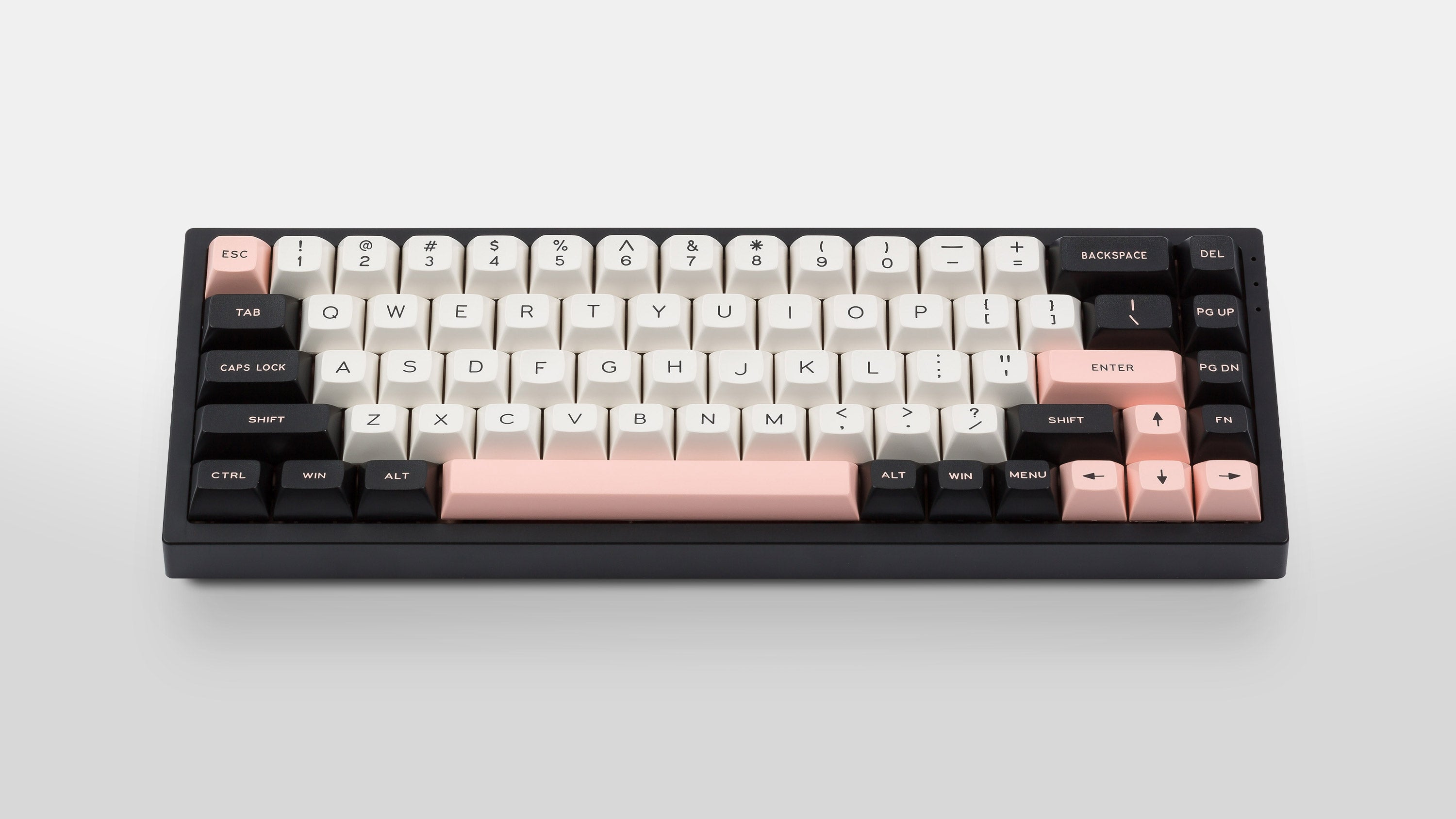 keycaps pink and blue