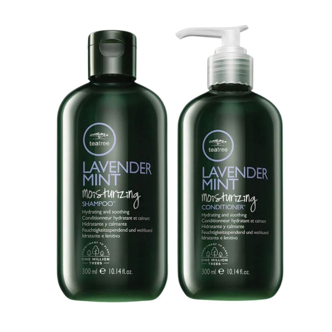  Paul Mitchell Tea Tree Lavender Mint Moisturizing Shampoo & Conditioner 300ml Duo