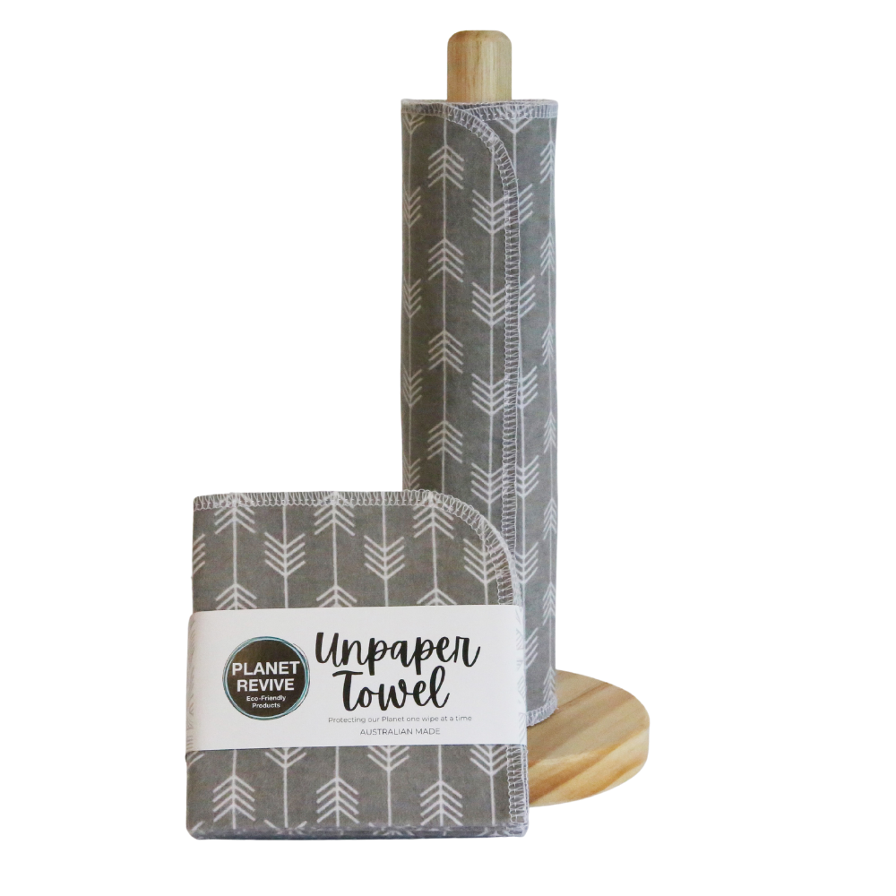 Unpaper Towels - Grey Arrow Flannel