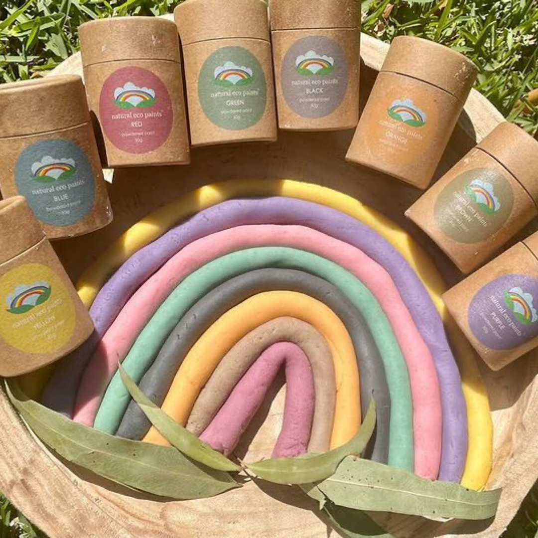 Eco Playdough Powder and Paint Kit: Gluten Free Playdough