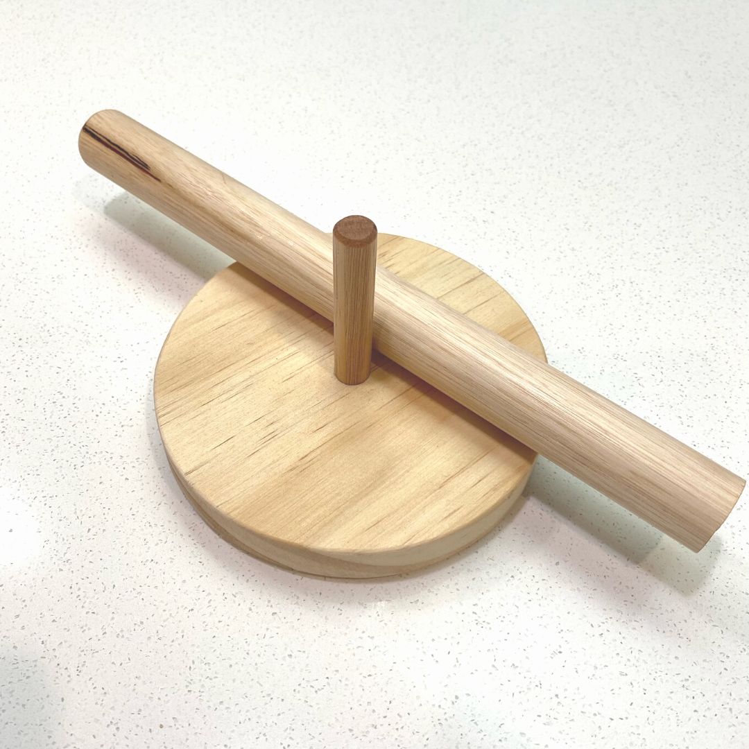 Wooden Unpaper Towel Holder