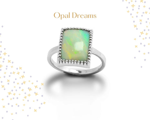 Opal ring jewellery in Mauritius