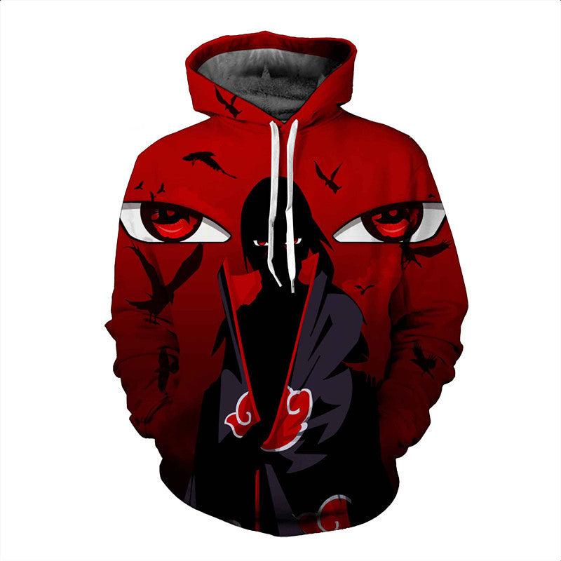 Itachi Uchiha Sharingan 3d Naruto Hoodie