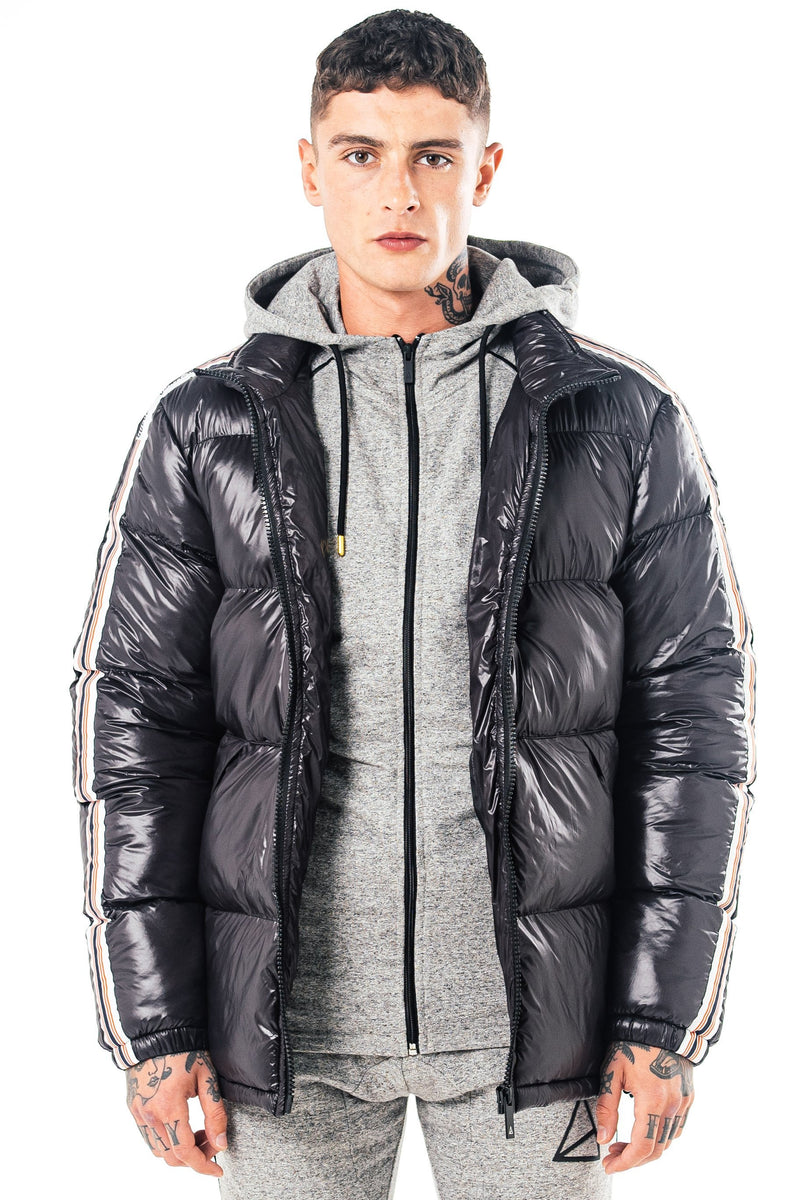 Featured image of post Black Mens Puffer Jacket Long / Mens long puffer warm full length hooded parka duck down winter jacket coat new.