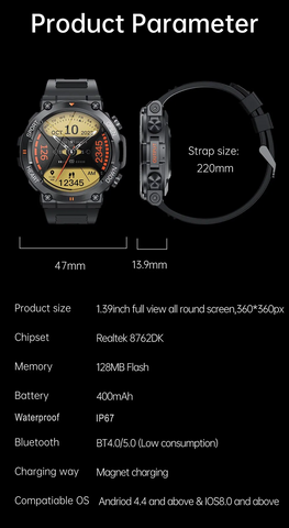 oss sports smartwatch 8