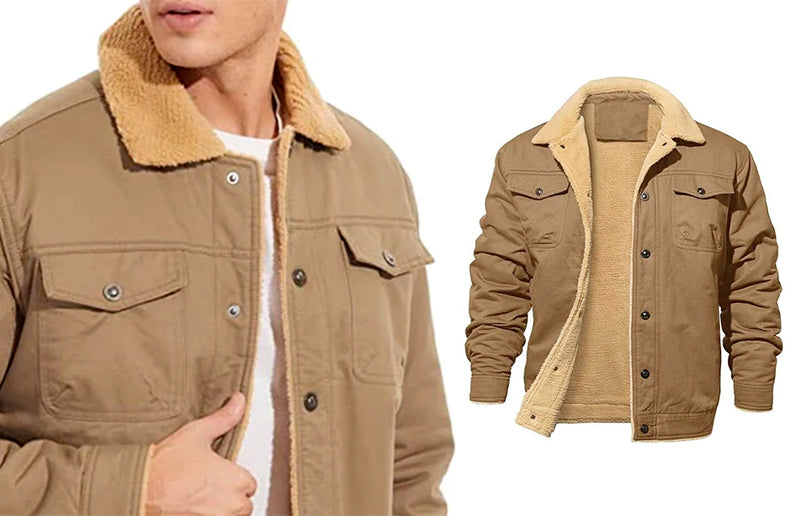 a-man-wearing-cargo-fleece-jacket