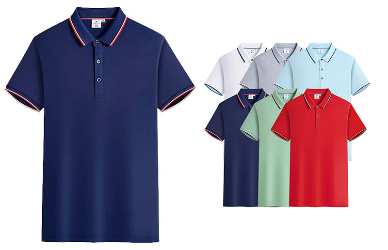 corporate style polo shirt in different colors