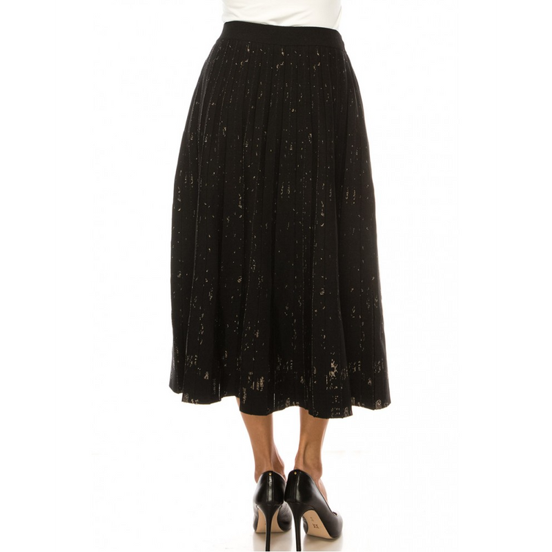 Women's Foil Print Knit Skirt