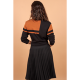 Women's Elasticated Knit Pleated Skirt
