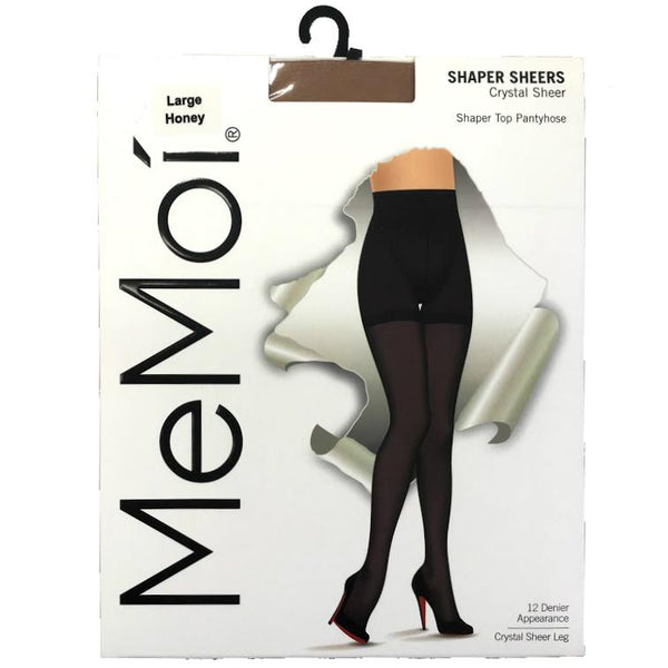 Womens Sheer Shaper 12 Denier Pantyhose (6 Pack)