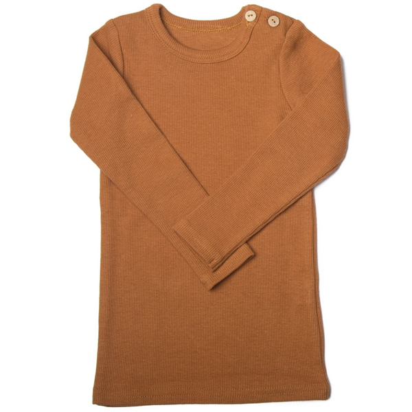 Kids Long Sleeve Ribbed Top