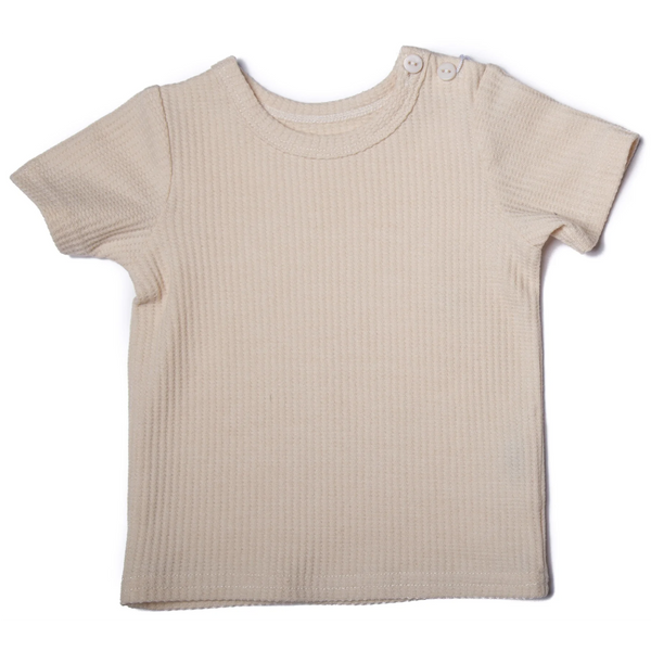 Kids Waffle Short Sleeve Top