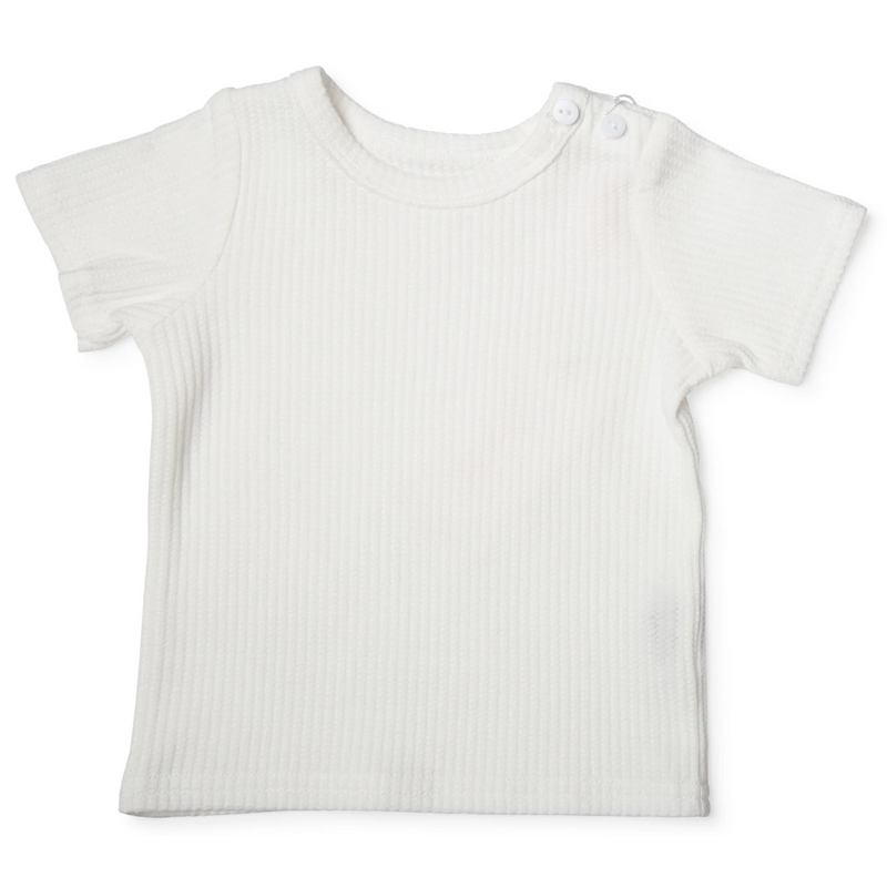 Kids Waffle Short Sleeve Top