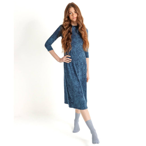 Women's Stonewash A-Line Dress