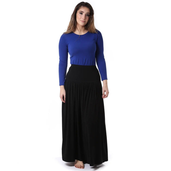 Women's Gathered Pleats Slinky Skirt