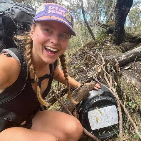 Elise hiking