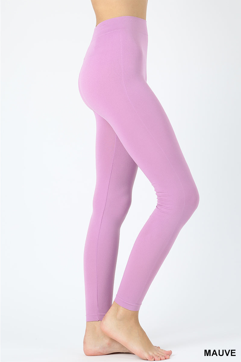 Colorfulkoala 28'' Leggings High Waisted Mauve Pink Buttery Soft