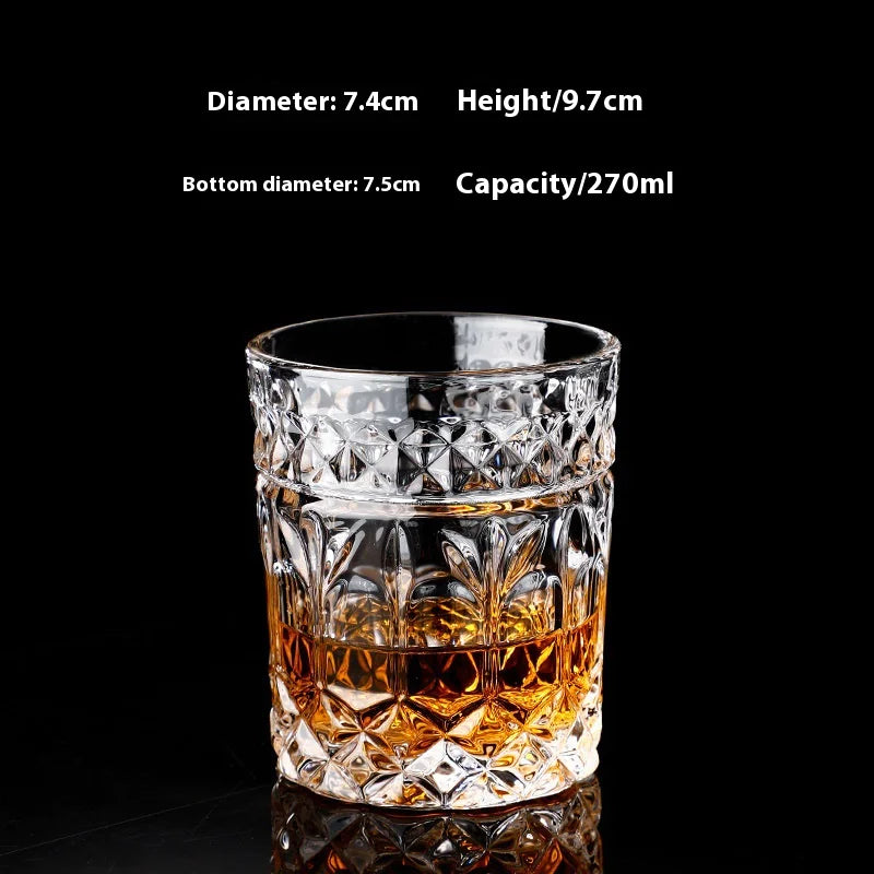 VIP-worthy Crystal Whiskey Shot Glass Set