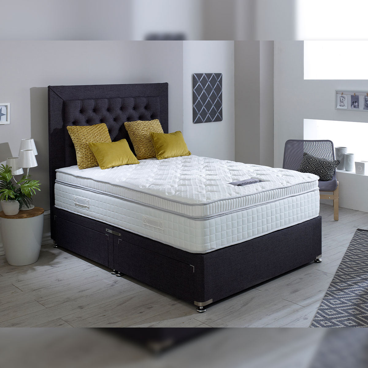 Style Pillow Top Divan Bed Set 