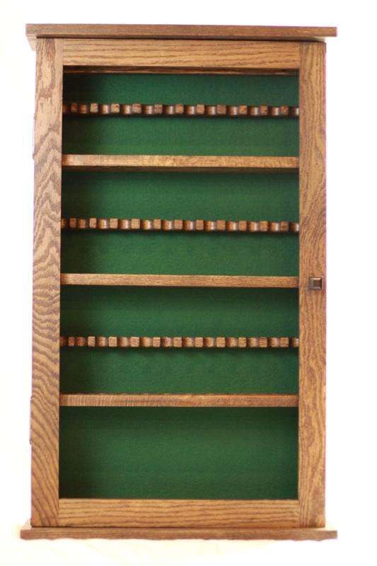 36 Pipe Rack Display Cabinet Solid Oak 8 Between Bowl Shelf S