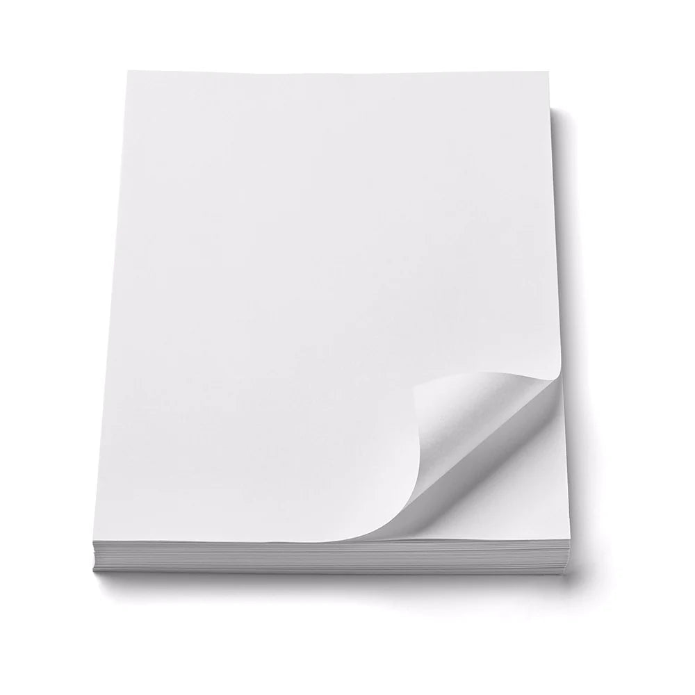 Hecho de Cielo Extra Hojas blancas de Tamaño Media carta 100 hojas – Scrapfer