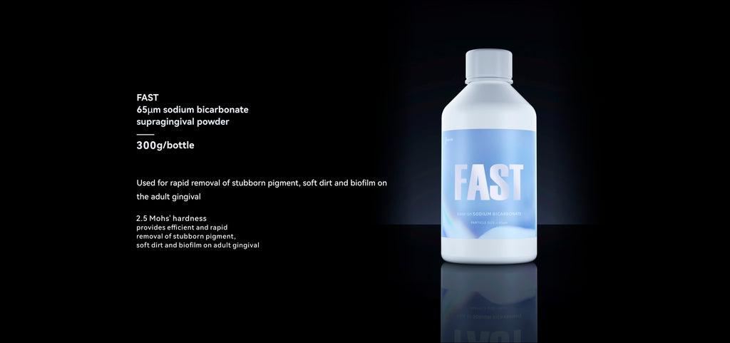 Woodpecker Air Polisher Powder Fast: 300g/bottle (PT-S1 sodium bicarbonate)