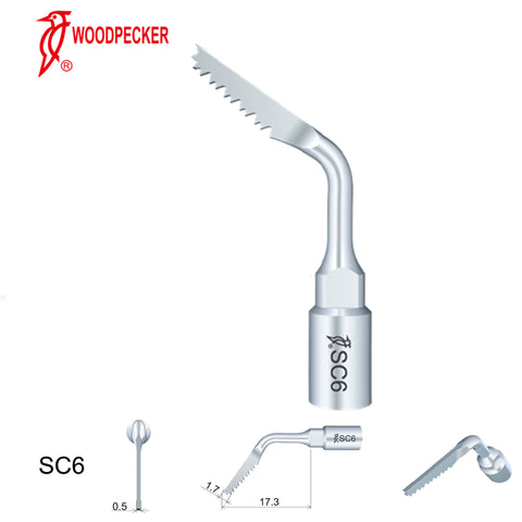 Woodpecker SC6 Extraction tips for Surgical Smart and Satelec Perio