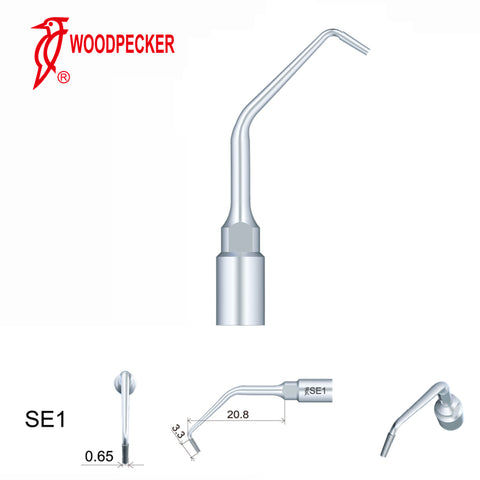 Woodpecker SE1 Endodontic tips for Surgical Smart and Satelec Perio