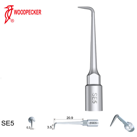 Woodpecker SE5 Endodontic tips for Surgical Smart and Satelec Perio