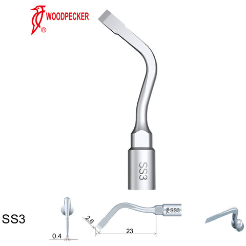 Woodpecker SS3 Osteotomy tips for Surgical Smart and Satelec Perio