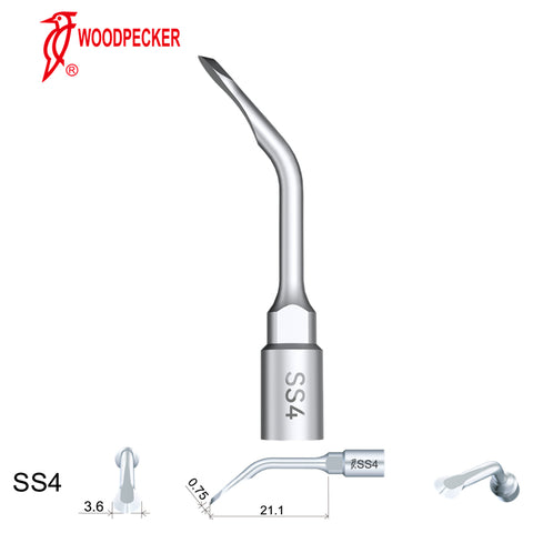 Woodpecker SS4 Osteotomy tips for Surgical Smart and Satelec Perio