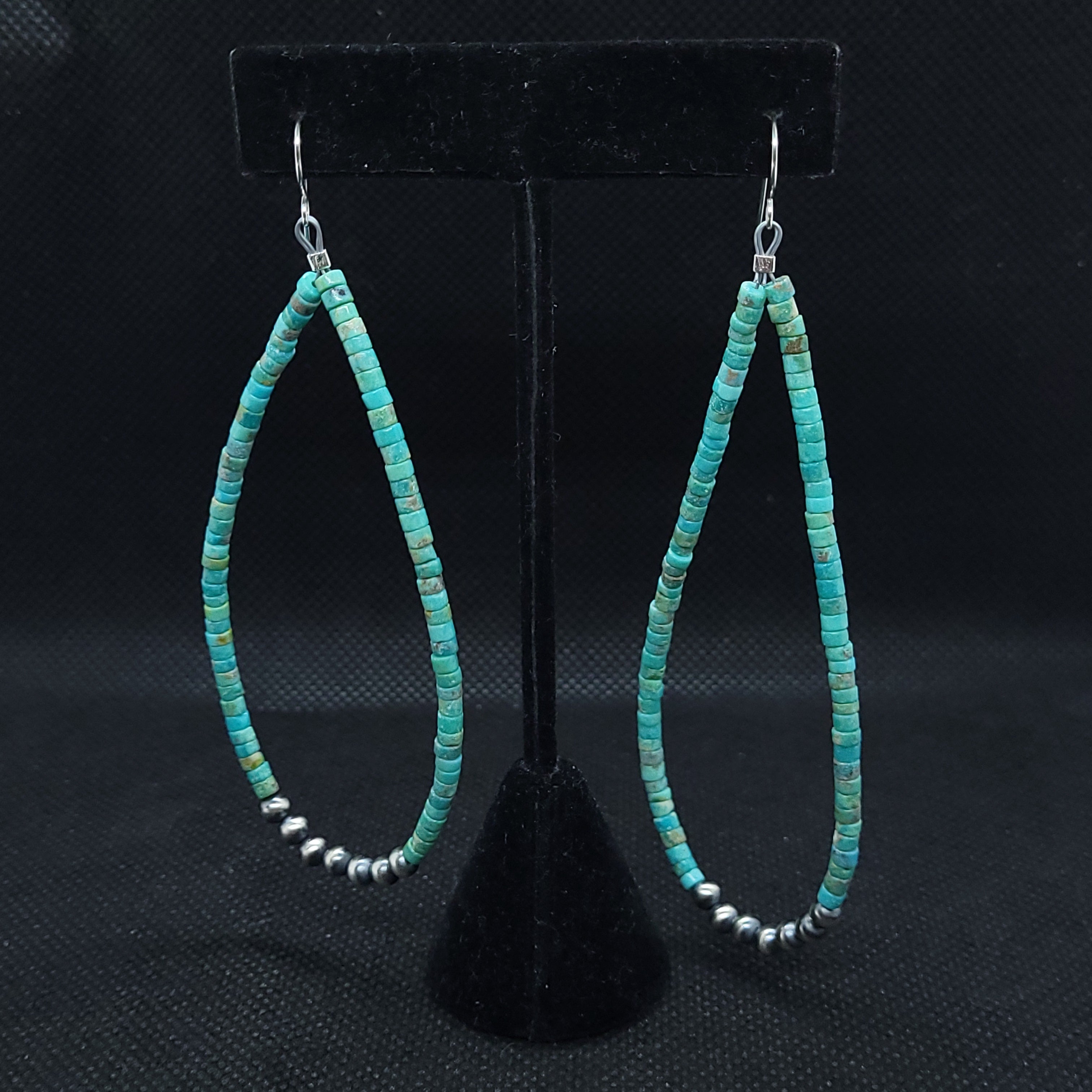 Turquoise Loop Earrings