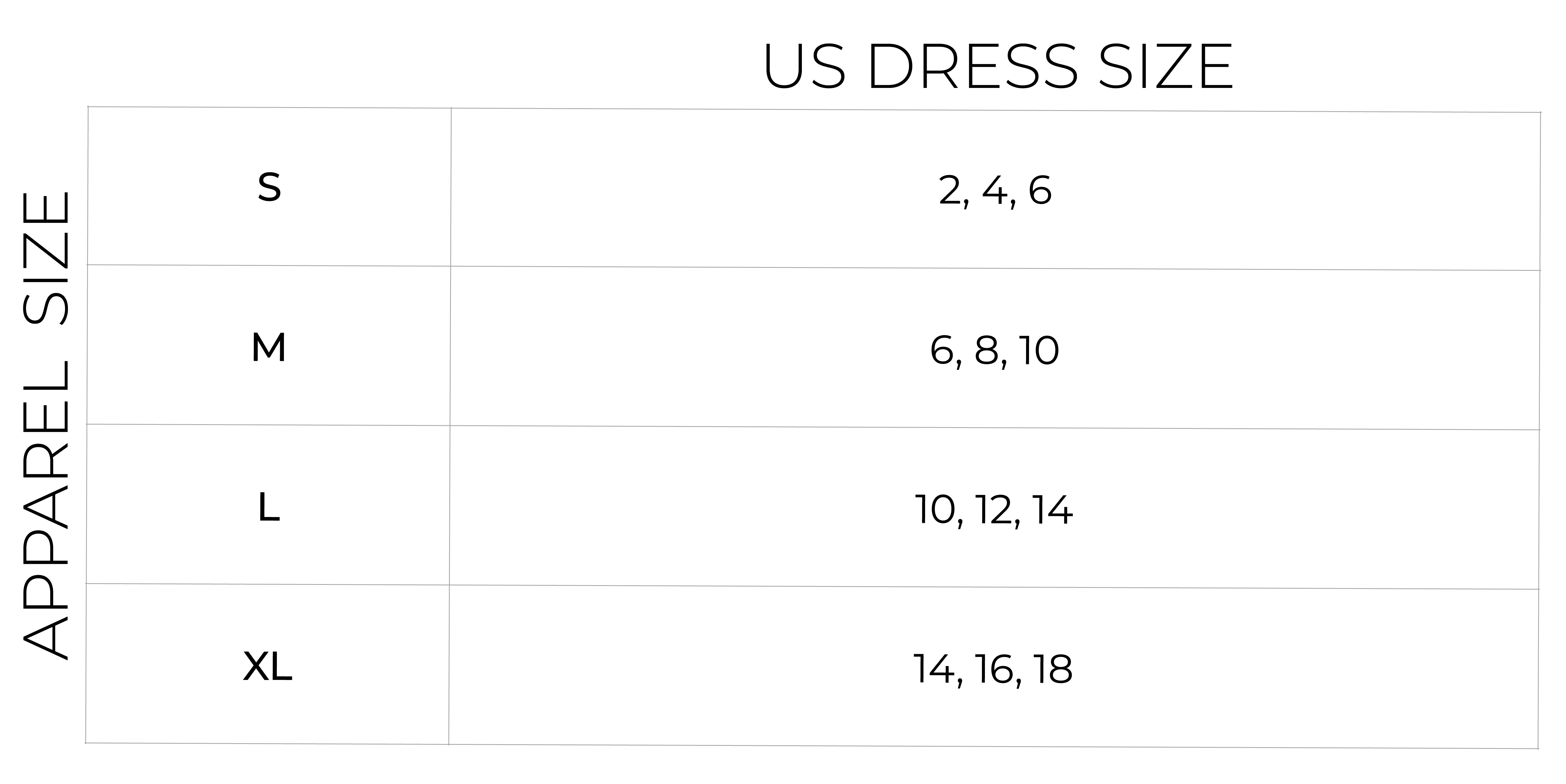 Apparel Size Guide