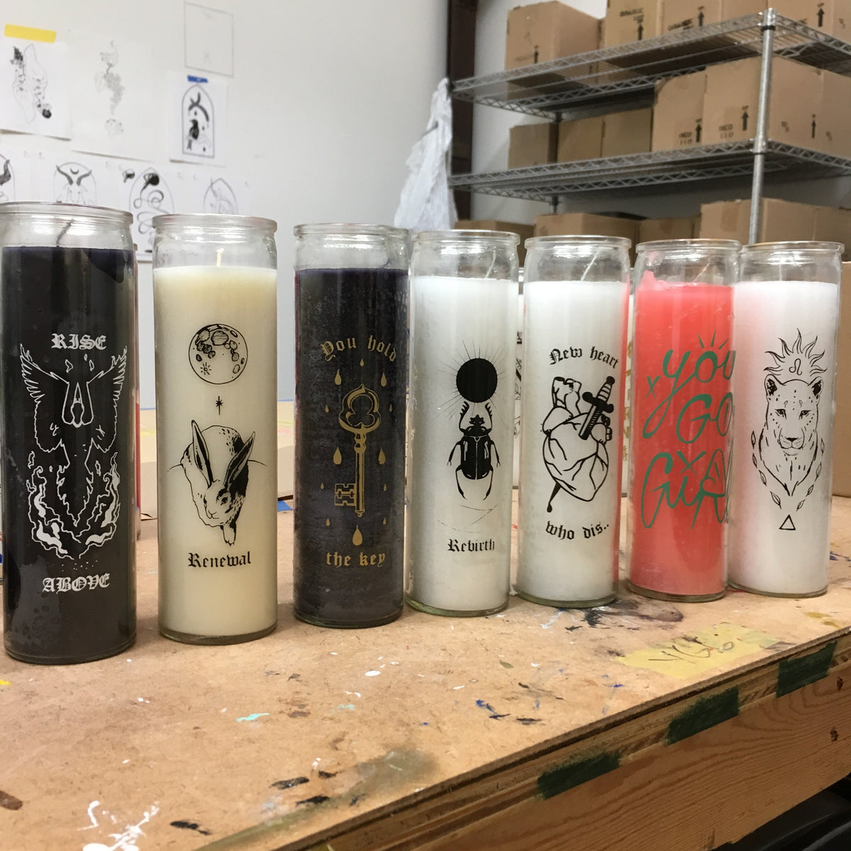 Hand-printed 7 day prayer candles – Page 2 – Flambeauxs