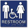 Gender Neutral Bathroom Signs - Gender Neutral ADA Restroom Signs