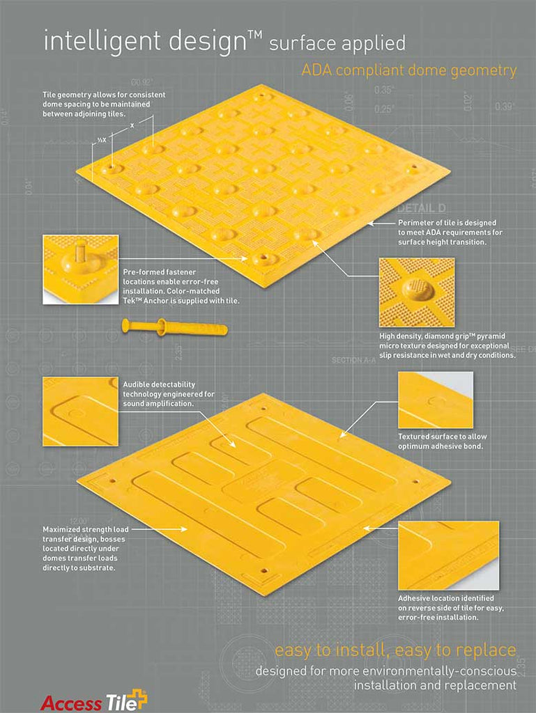 Access Tiles Truncated Domes Specifications