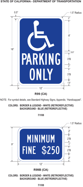 R99B Sign Specs