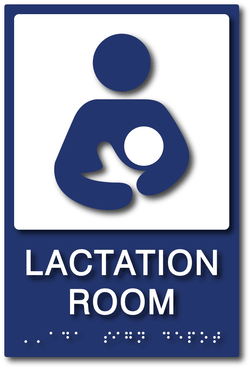 Lactation Room Signs ADA Compliant and Lactation Room Law Compliant