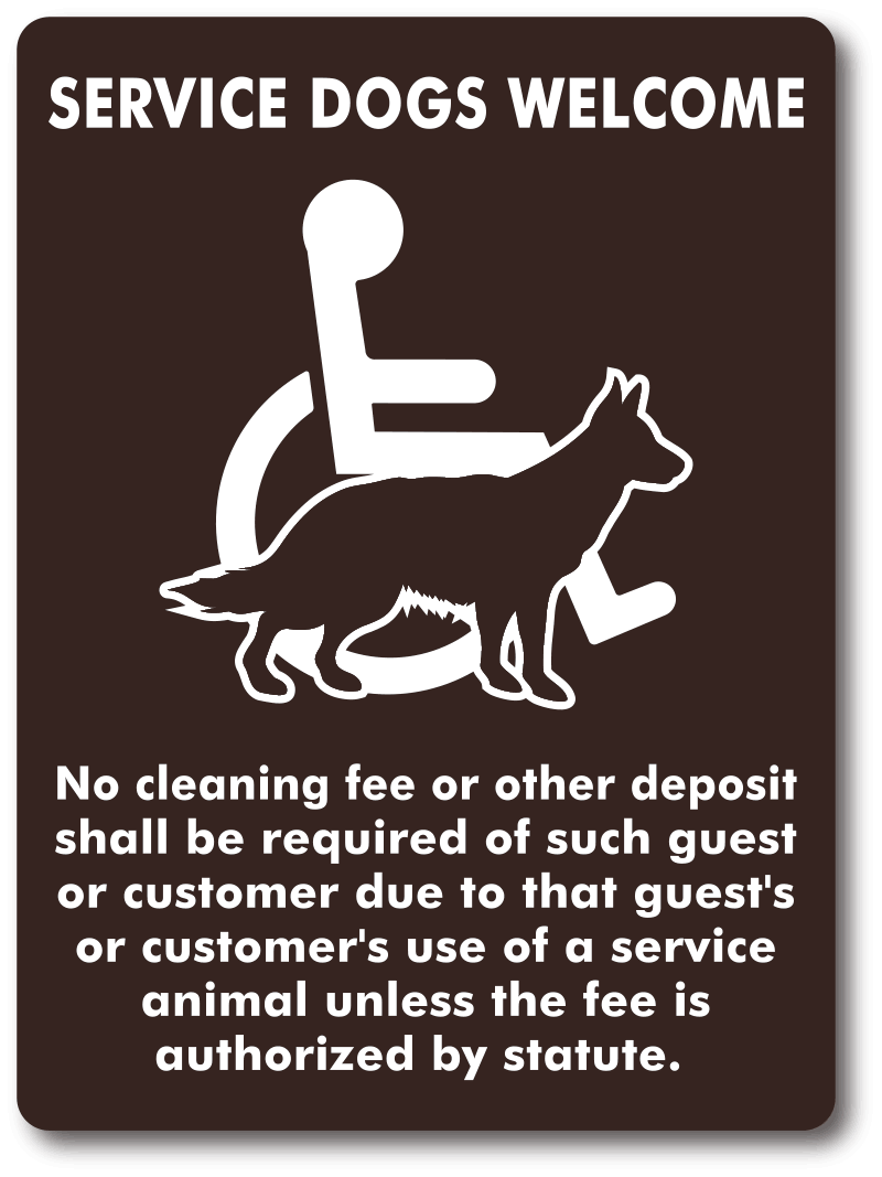 can a hotel ask for service dog papers