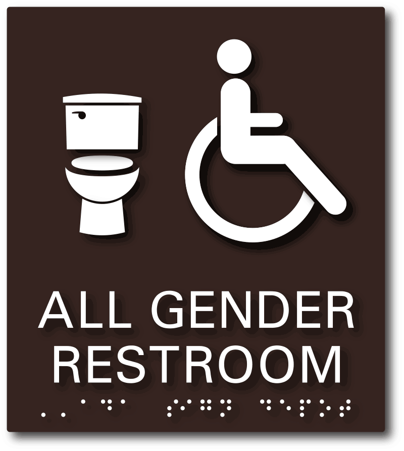 All Gender Restroom Ada Sign Toilet And Wheelchair Symbols – Ada Sign